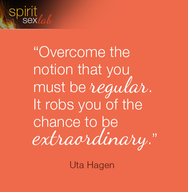 Don't be afraid to become extraordinary