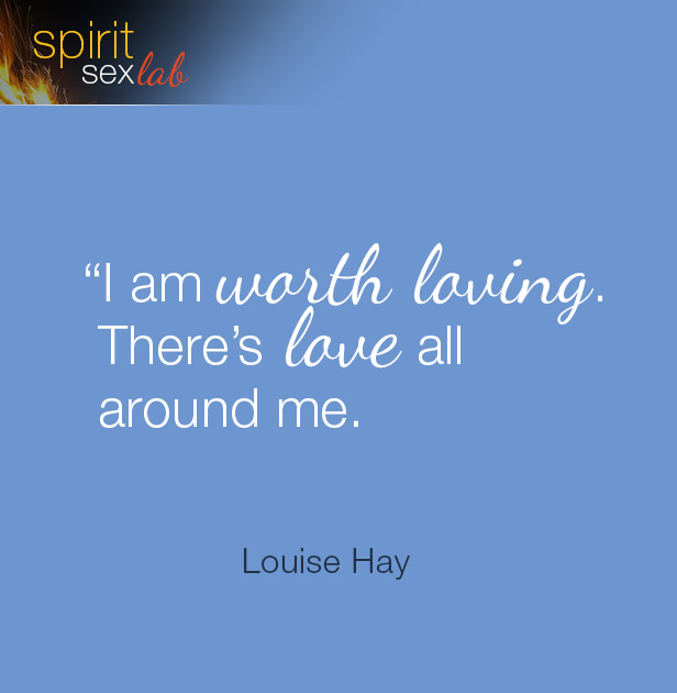 I'm worth loving quote by Louise Hay