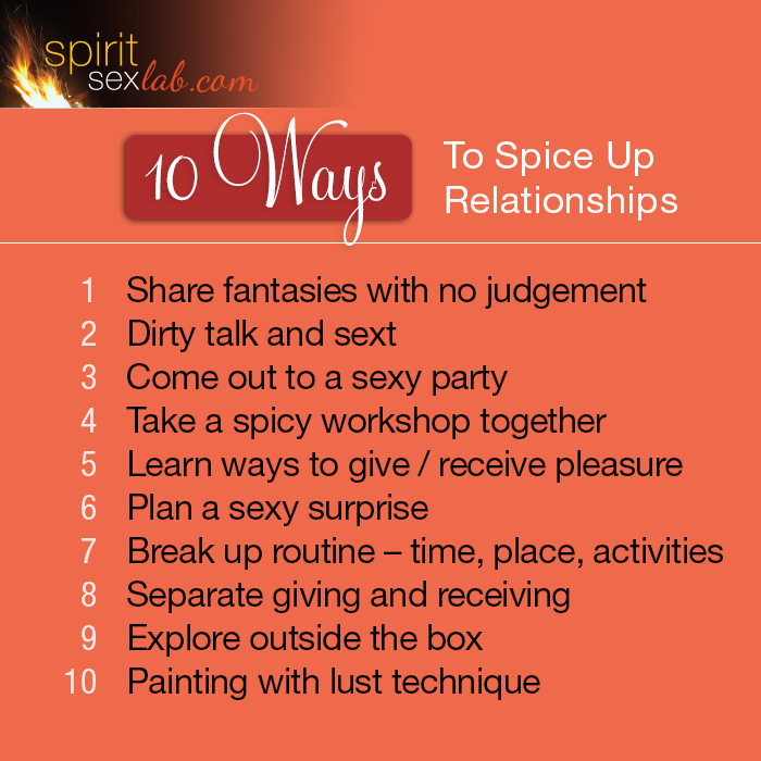 Spice Up Relationships